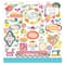 Paige Evans Splendid Icons & Phrase Chipboard Stickers